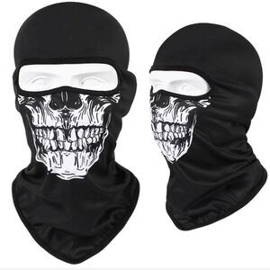 Tactical Skull Ghost Printed Full Face Mask Balaclava Halloween Ski Motorcycle